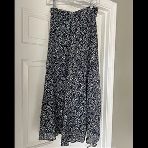 Vintage banana republic skirt 6 blue white